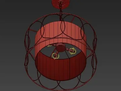 Gold Pendant 3D model