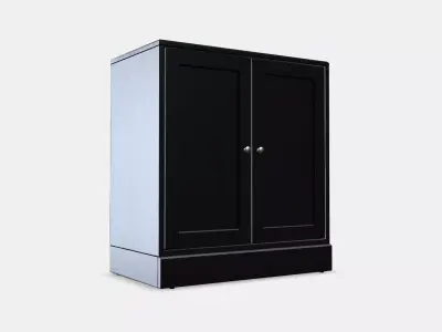 HAVSTA Cabinet with plinth 4 Low-poly 3D model