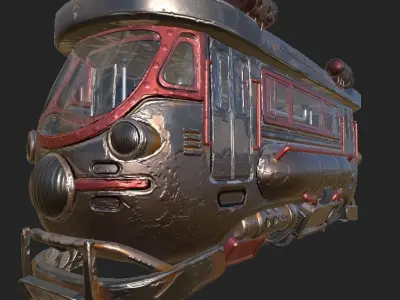 Air BUS  Low-poly 3D model