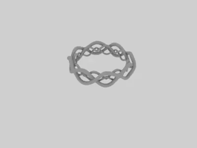 A ring 2 heart Free 3D model