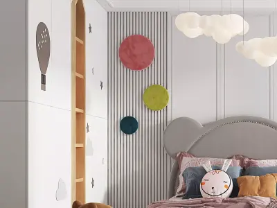 kids bedroom 3D model order