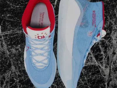 NIKE KD 12 DON C 3D SHOES Low-poly 3D model