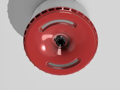 20inch CYBER FAN Concave Wheel w Tires 3D print model