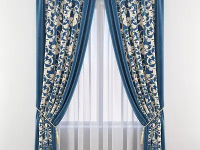 Set 57 Curtains 3D model