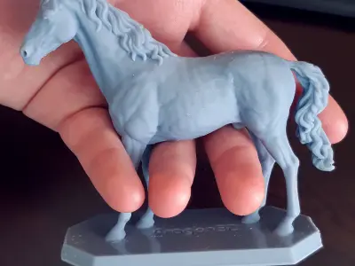 Horse print ready model 3D print model