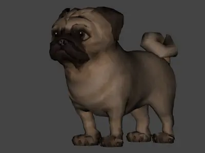Dog Cute 3D model