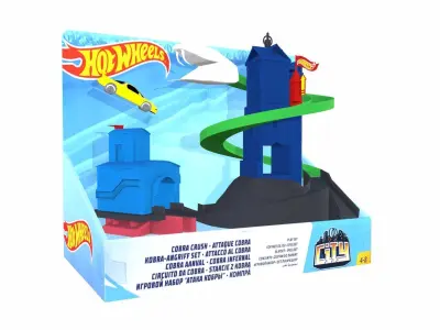Hot Wheels Game Low-poly 3D model