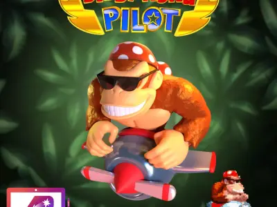 Diddy Kong Pilot Funky Kong 3D print model