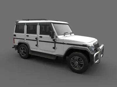 Modified Mahindra Bolero Car 3D model