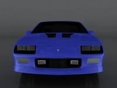 Chevrolet Camaro IROC Low-poly 3D model