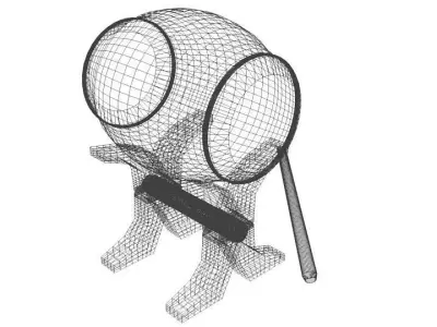 Musical Instrument Beduk 3D model