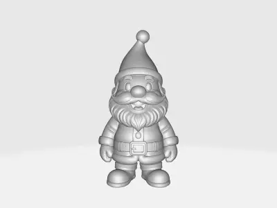 Santa Claus Figurine Christmas Decoration Holiday Ornament   3D print model