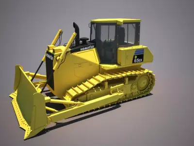 bulldozer komatsu 65ex 3D model