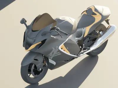 Suzuki Hayabusa 3D model