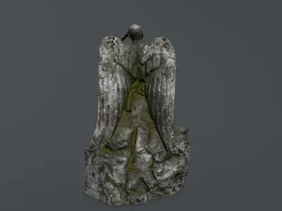 woman statue 1 Low-poly 3D model shop