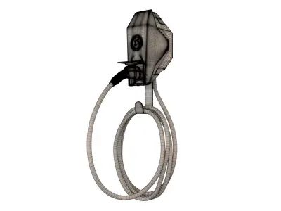 EV Charger 04 Low-poly 3D model