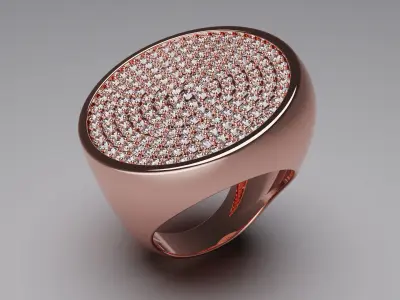 Round Ring - Luxury 3D print model
