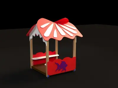 Childrens play house 3D model