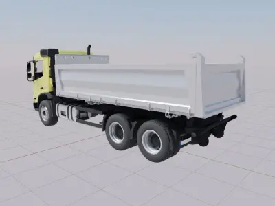 Camion benne VOLVO FMX 2020 500 euro 6 6X4  3D model