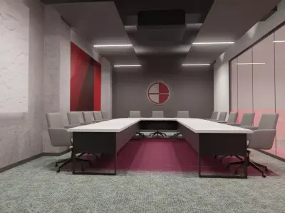 Meeting Room Design with KEYSHOT FILE 3D model