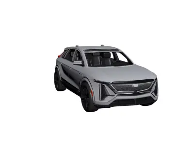 Cadillac Lyriq-V 2026 3D Model Performance Electric Luxury SUV 3D model