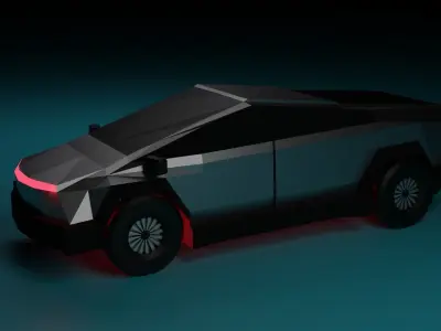 Low poly car Free 3D model buy
