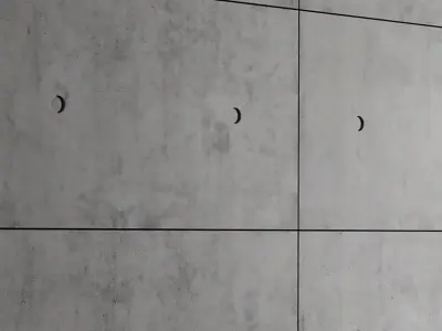 Concrete wall 3D model