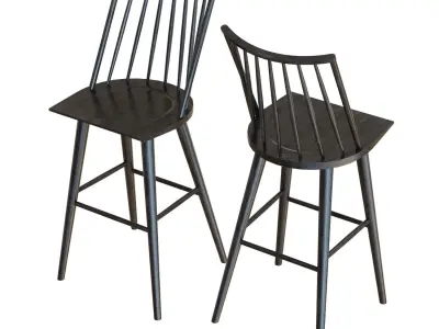 Crate and Barrel Paton Bar Stool 3D model