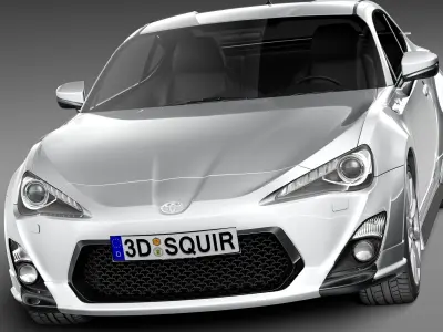 Toyota GT86 TRD 2014 3D model