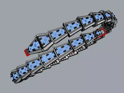 Serpenti Viper Bracelet 3D print model