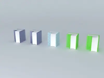 Corner for glass block Free 3D model