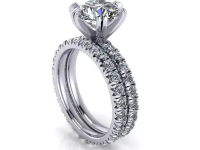 Wedding Ring Size 4 3D print model purchase