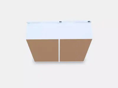 PAX - GRIMO Wardrobe combination 2 Low-poly 3D model