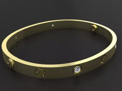 LOVE BRACELET High Quality 3D Model printing model 3D print model