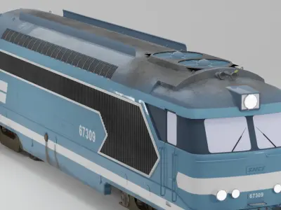 SNCF BB67300 Train 3D model