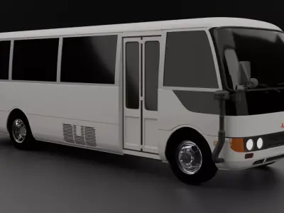 Mitsubishi Rosa 1999 3D Model 3D model