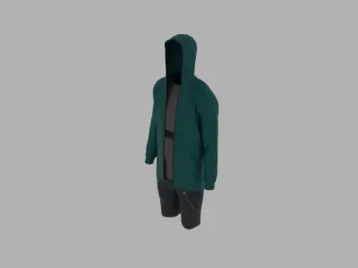 Sport Suit Low-poly 3D model 54