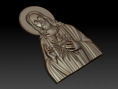 Sacred Heart of Jesus 2 3D print model