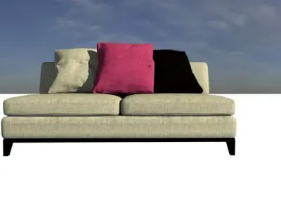 sofa living room 3D model