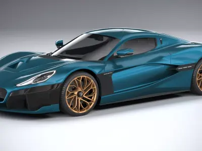 Rimac Nevera 2022 3D model