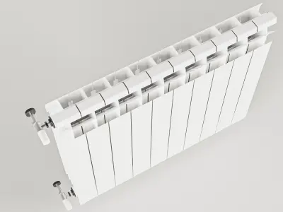 Wall Radiator 3D model