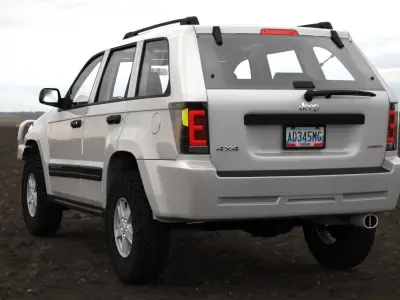 JEEP CHEROKKE ARB 2009  3D model