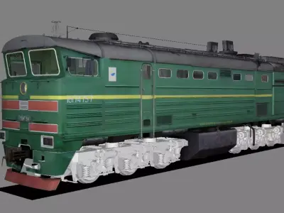 TRAIN - locomotive 3D model