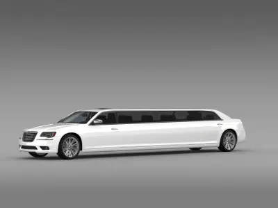 Chrysler 300C 2013 Limousine 3D model
