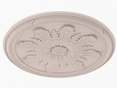 Classic Ceiling Medallion 35 3D model