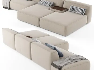 Lema CLOUD Sectional sofa 02 3D model