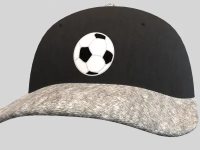 soccer cap  3D model