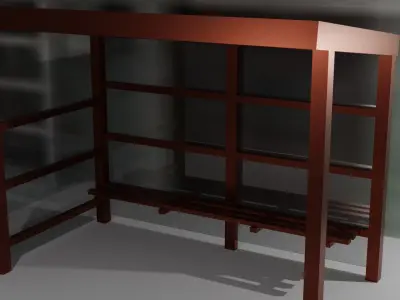 bus stop Free 3D model
