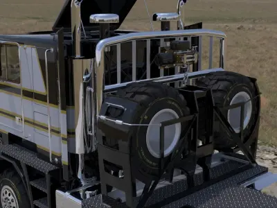 Kenworth K100 Mud Truck 3D model