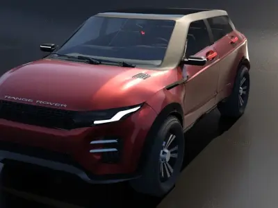 RANGE ROVER EVOQUE Low-poly 3D model